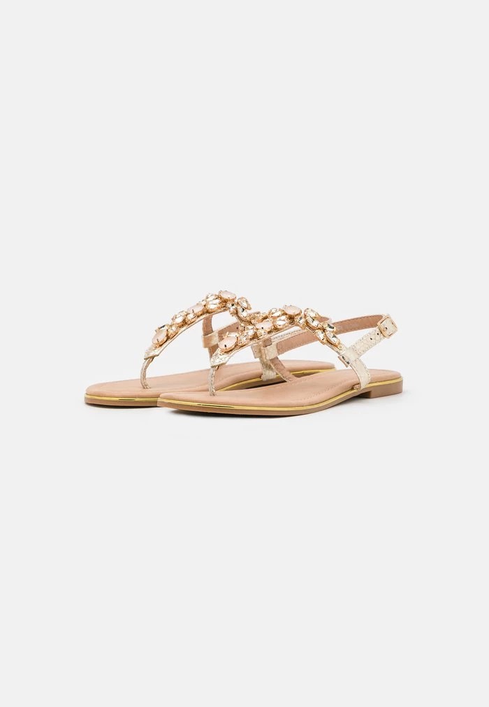 Sandale ANNA FIELD Anna Field T-bar Sandals Doré Femme | CJM-0014478